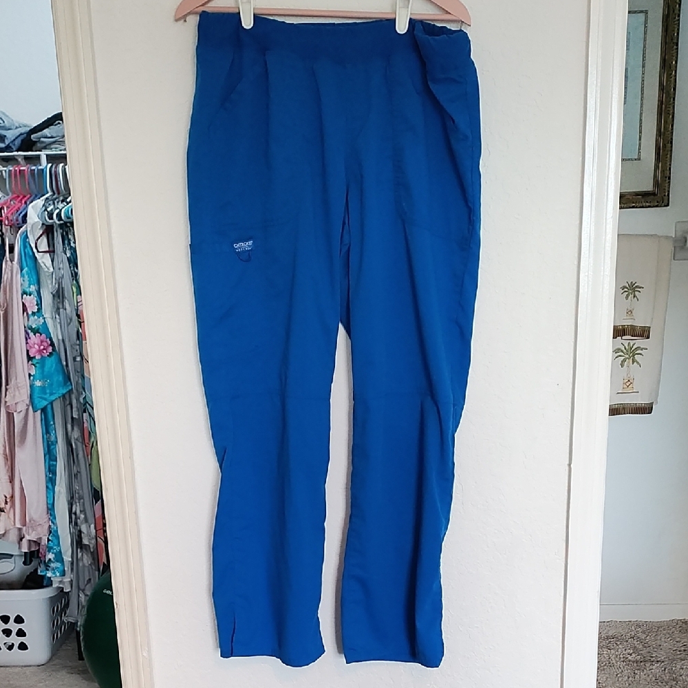 Cherokee Blue Scrub Pants